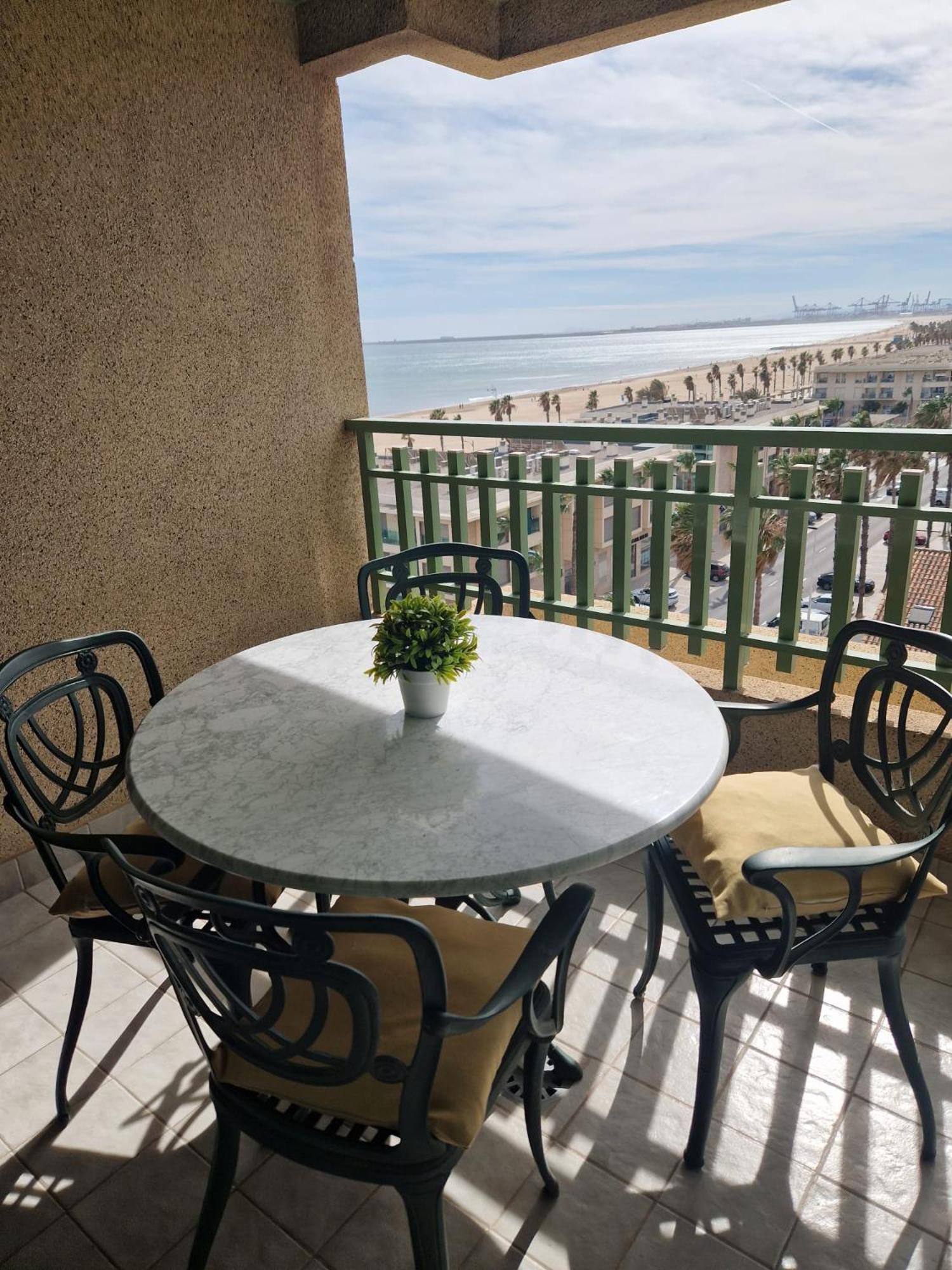 Apartamento Primera Linea De Playa Patacona فالنسيا المظهر الخارجي الصورة